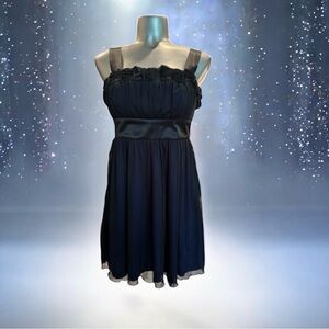 💟💎🇨🇦Jolie Elegant Black Mini Petite Dress